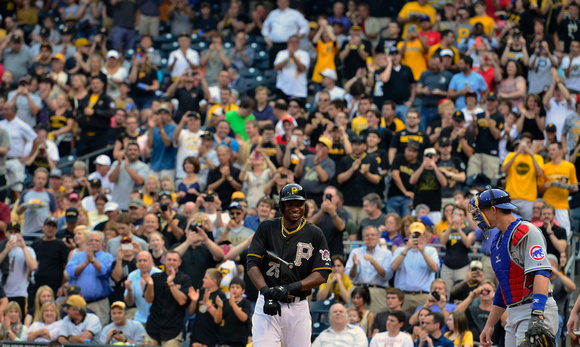 Gregory Polanco's first at bat